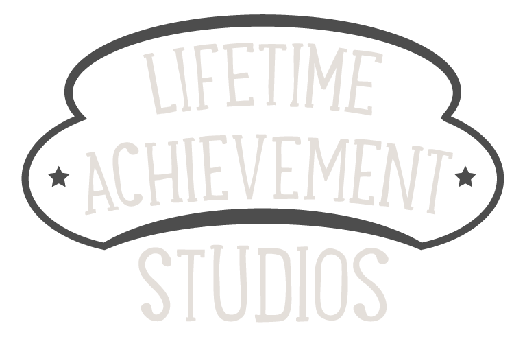 Lifetime Achievement Studios typography